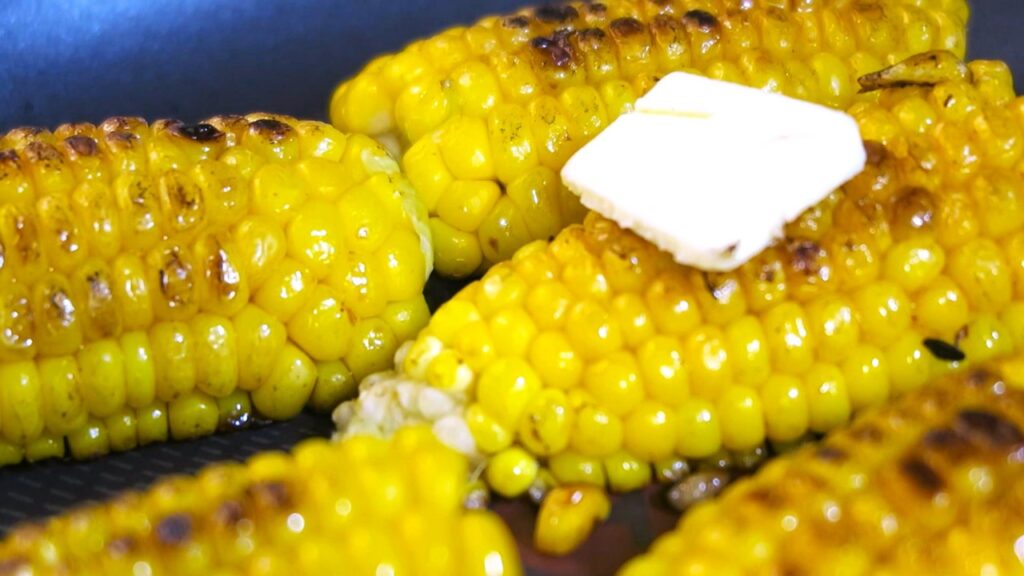 grilled butter corn japanese food recipe5
