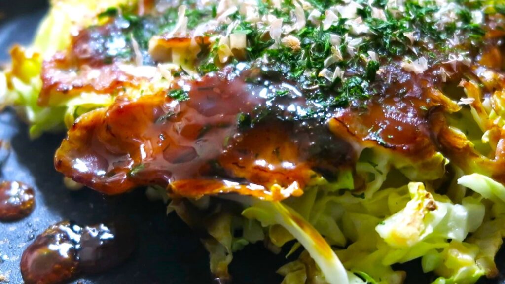 okonomiyaki recipe japanese food cooking