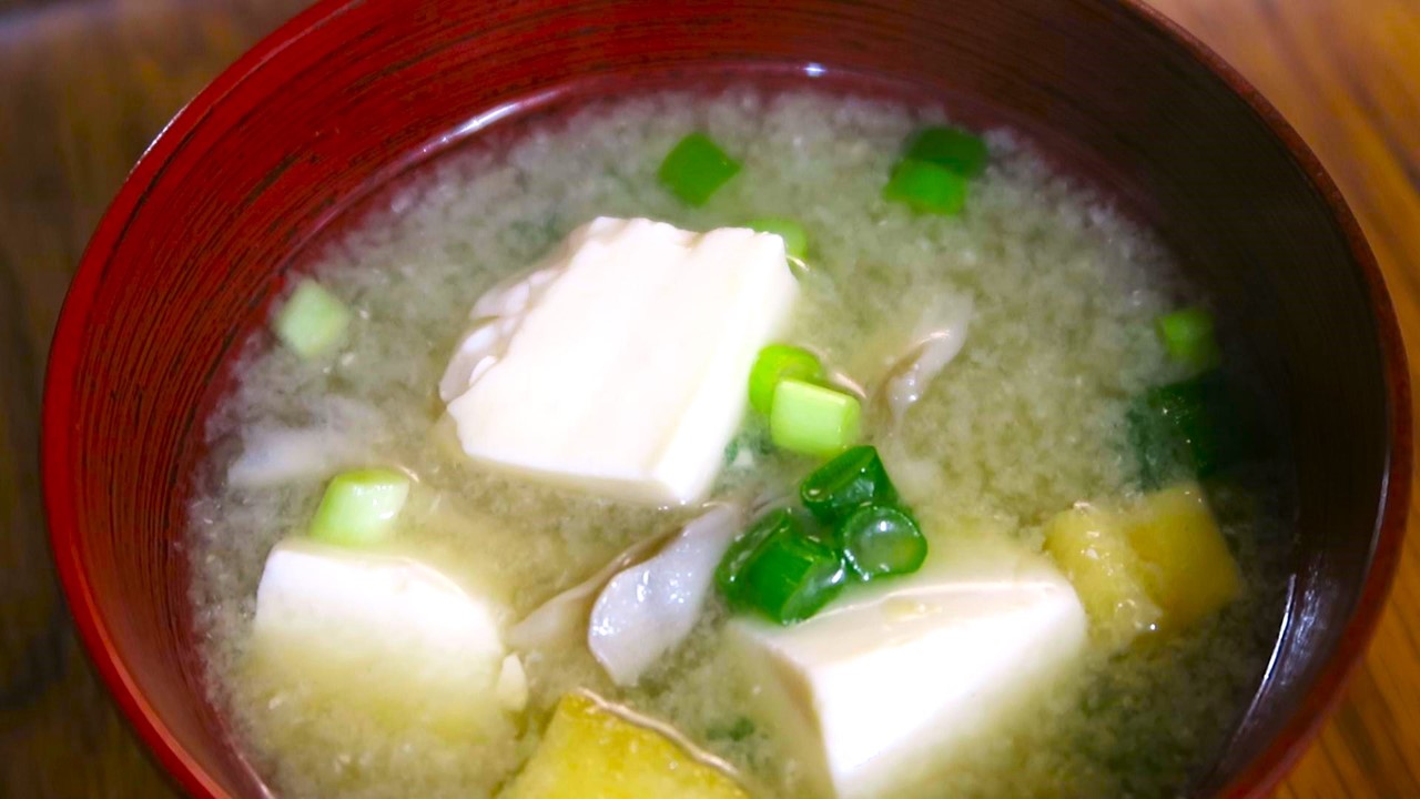 miso soup tofu recipe japanese food cooking