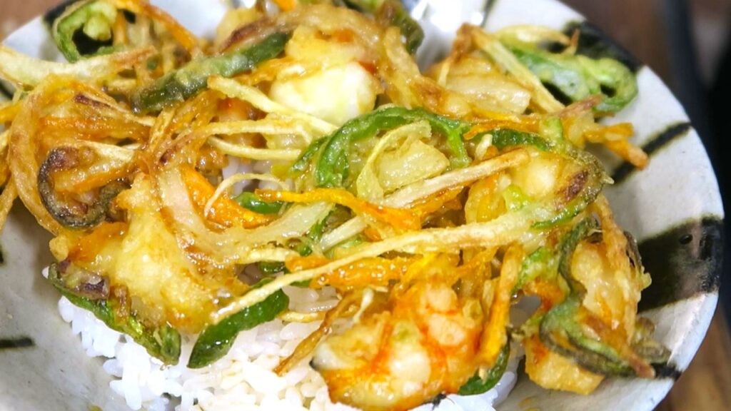 tendon shrimp tempura recipe japanese food cooking